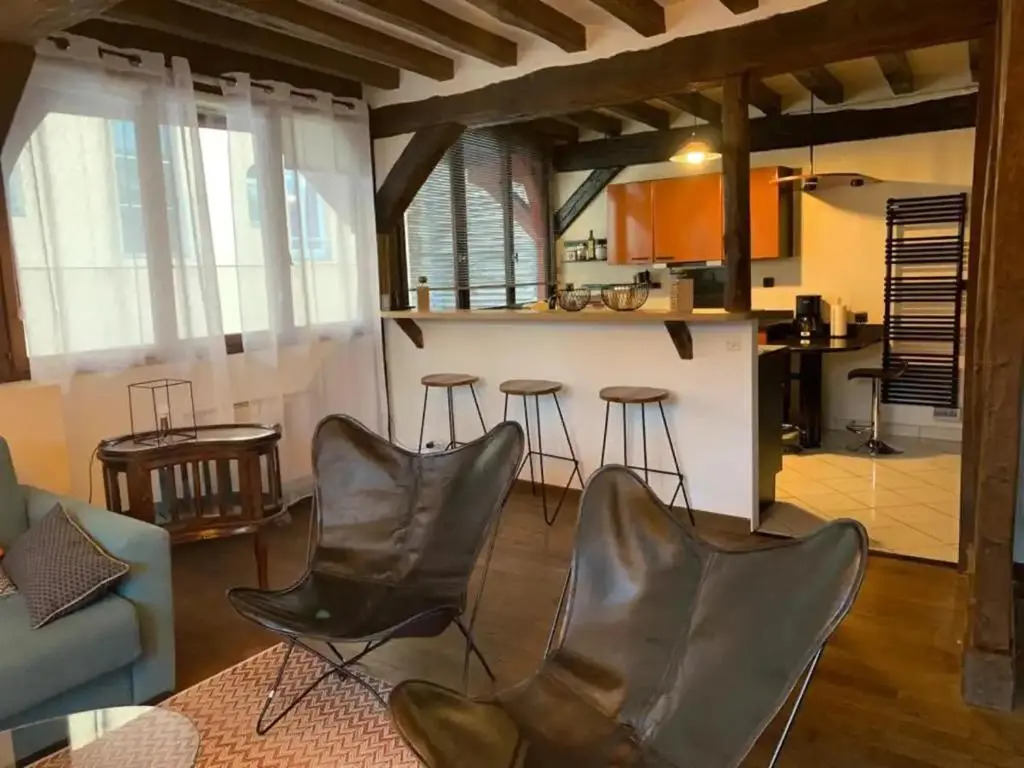 Rouen historique, appartement 113m2 Duplex