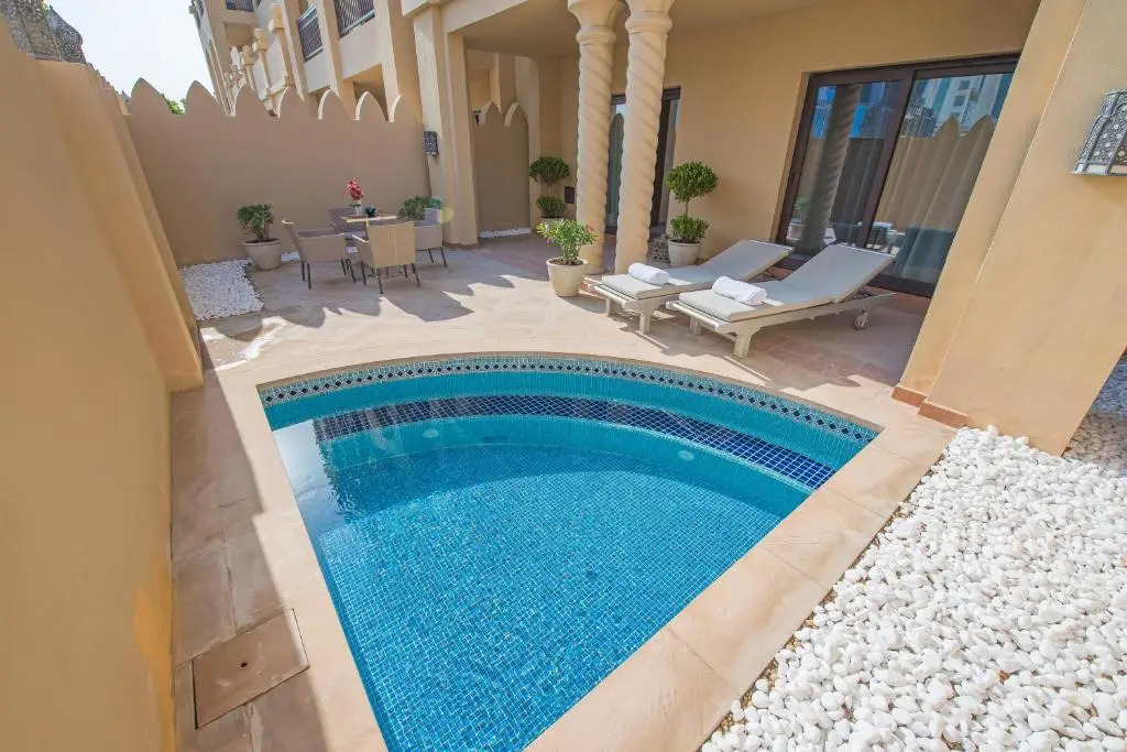 Luxurious 3BR Townhouse with Maid's & Private Pool in Palm Jumeirah