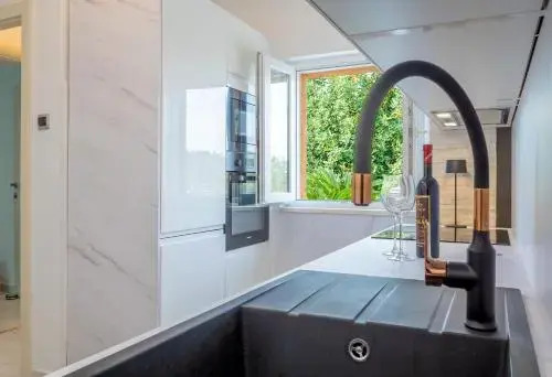 Uniquely designed Villa Ivana with outdoor Jacuzzi nearby the pebble Banje beach at the Island of Solta