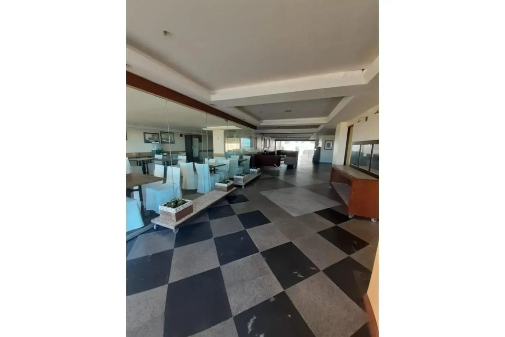 507 Lindo Flat mobiliado com vista lateral mar na Praia de Iracema