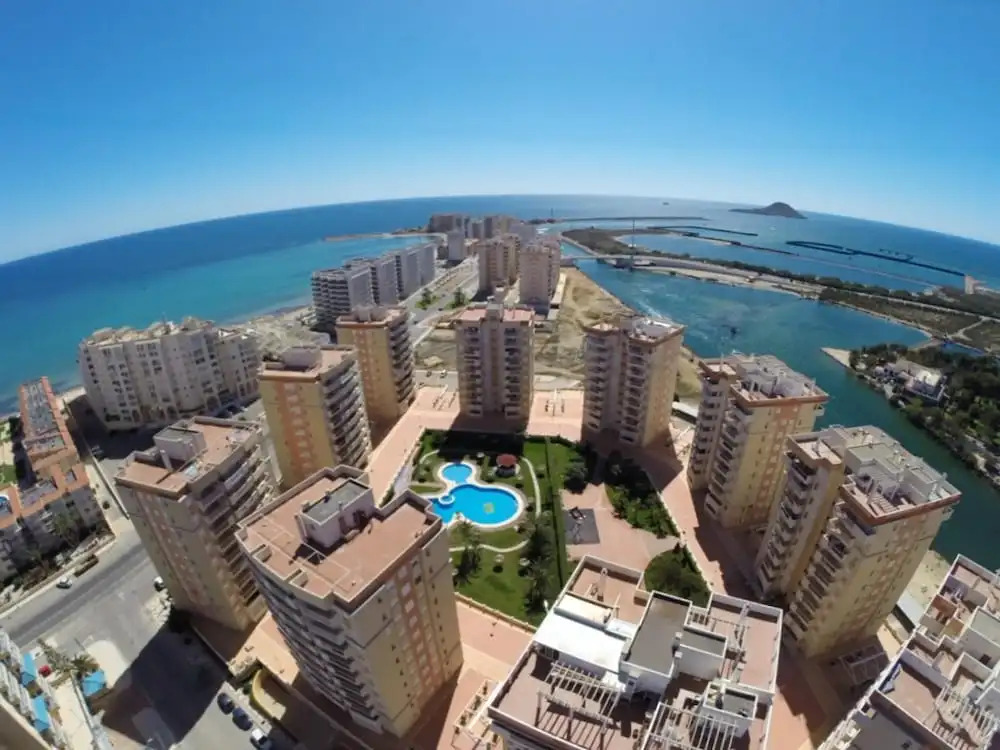 Apartment With one Bedroom in San Javier, With Wonderful sea View, Shared Pool, Enclosed Garden - Near the Beach