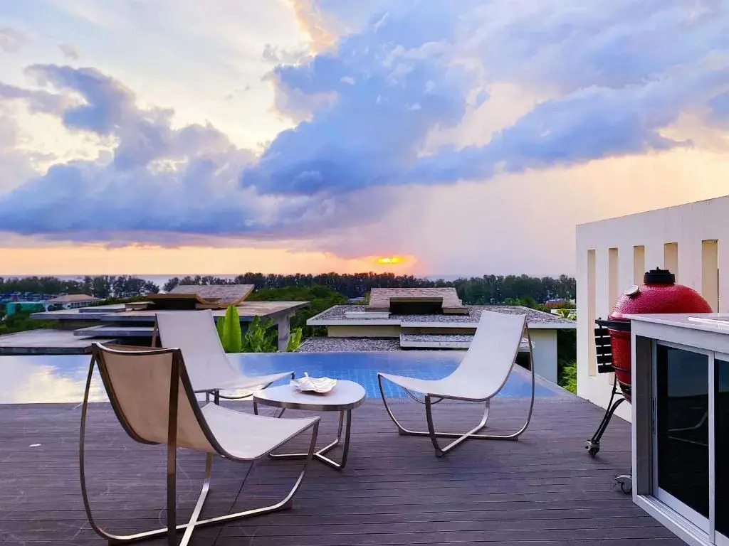 "designer Panoramic Seaview 2br Pool Villa Naithon Beach"