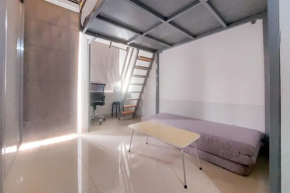 Fully Furnished Studio With Mezzanine Bed At Serpong Garden Apartment