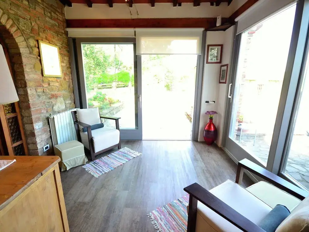 In a Beautiful Property with Pool And Views of the Hills of the Val di Chiana