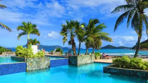 Luxury Beachfront Duplex Villa on Sapphire Beach I