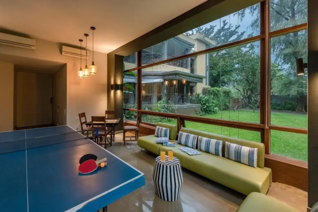 SaffronStays Odeon - 4BR heritage art deco villa with cantilever pool, verandahs & forested lawns