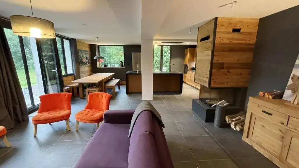 Chalet de 4 chambres avec sauna jardin amenage et wifi a Valloire