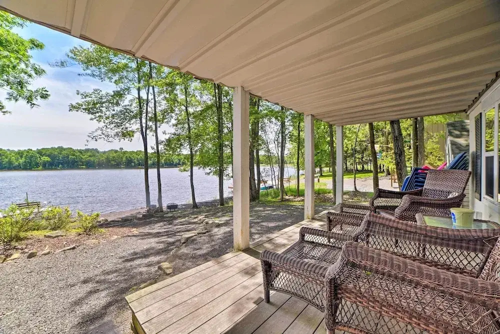 Waterfront Pocono Lake Home w/ Private Dock