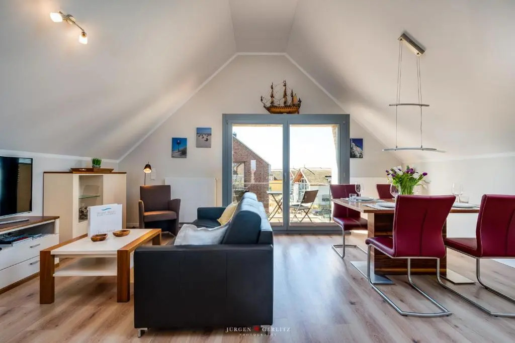 Ostsee Appartement Nr 90 Seestern mit Strandkorb im Strand Resort