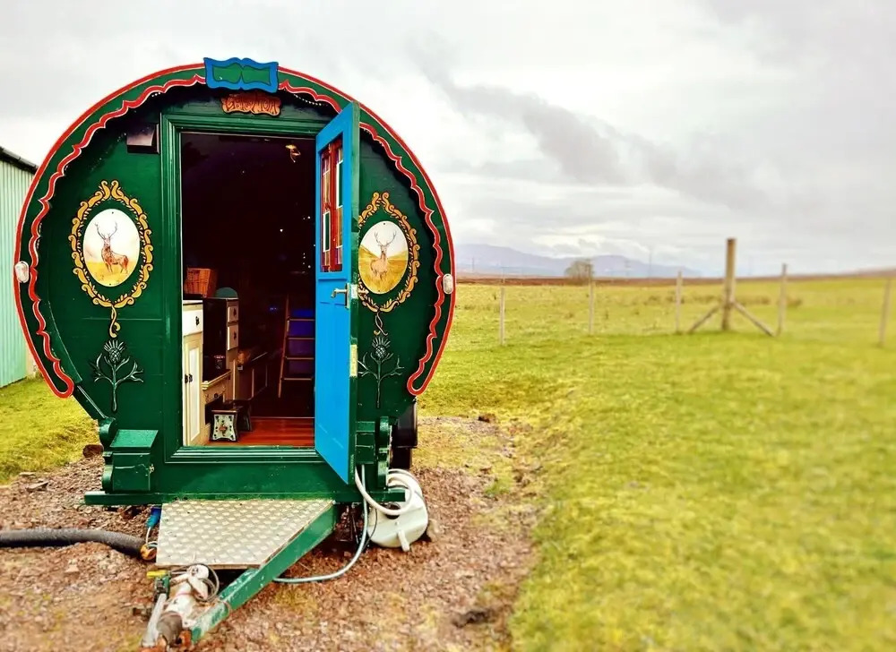 Delightful and Unique Gypsy Caravan in Breakish