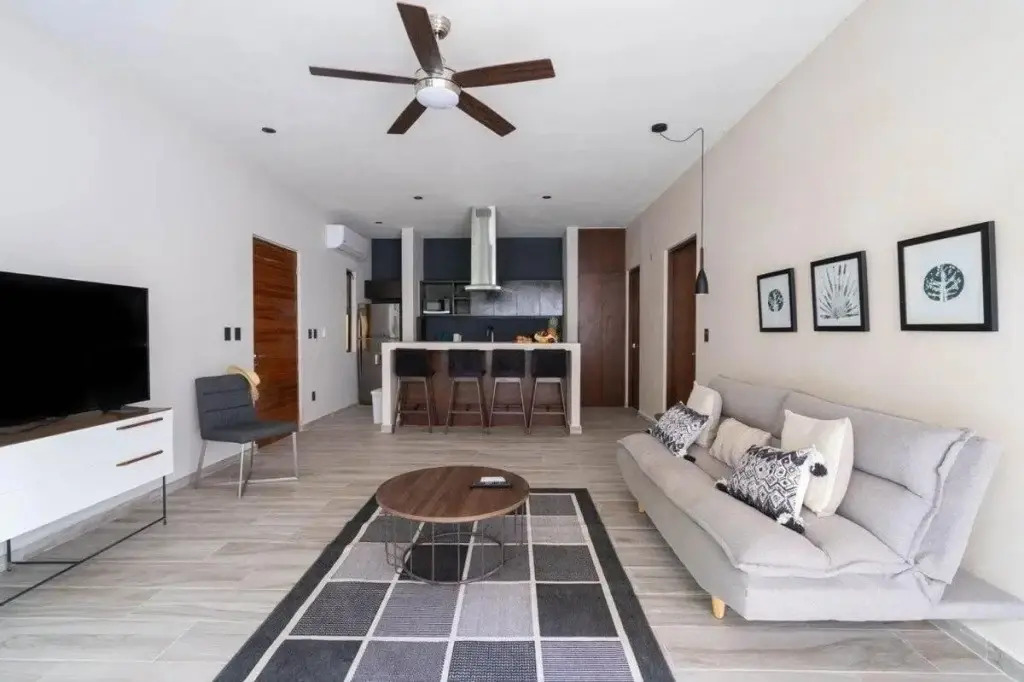 Cozy 1Bbrm +Garden and Private Pool Aldea Zama