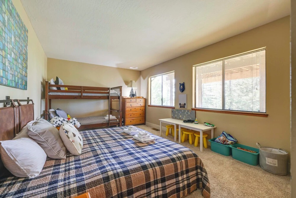 Deck & Views: Pet-friendly Starry Pines Cabin