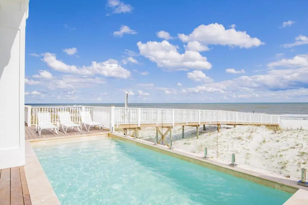 "The Pearl" Gulf Front Wprvt Heated Pool, 12 Bdrm 125Bath "Alvacationrentals"