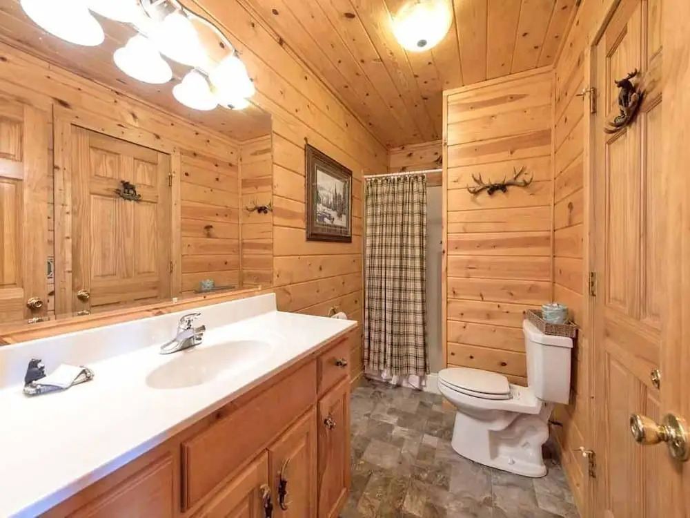 Fireside View - Two Bedroom Cabin
