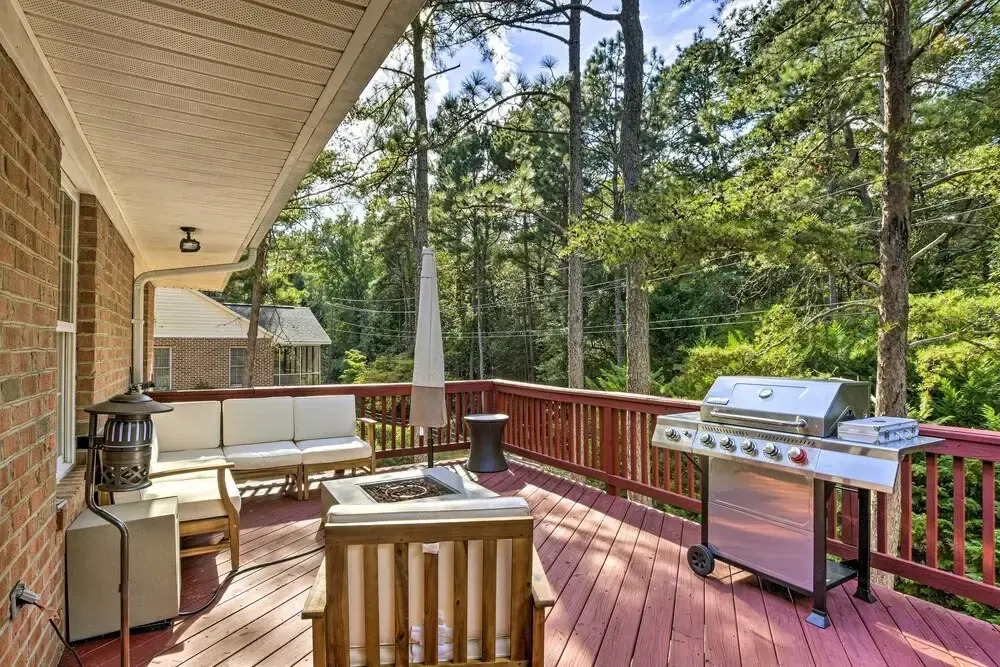 Rustic Pinehurst House w/ Fire Pit & Game Room