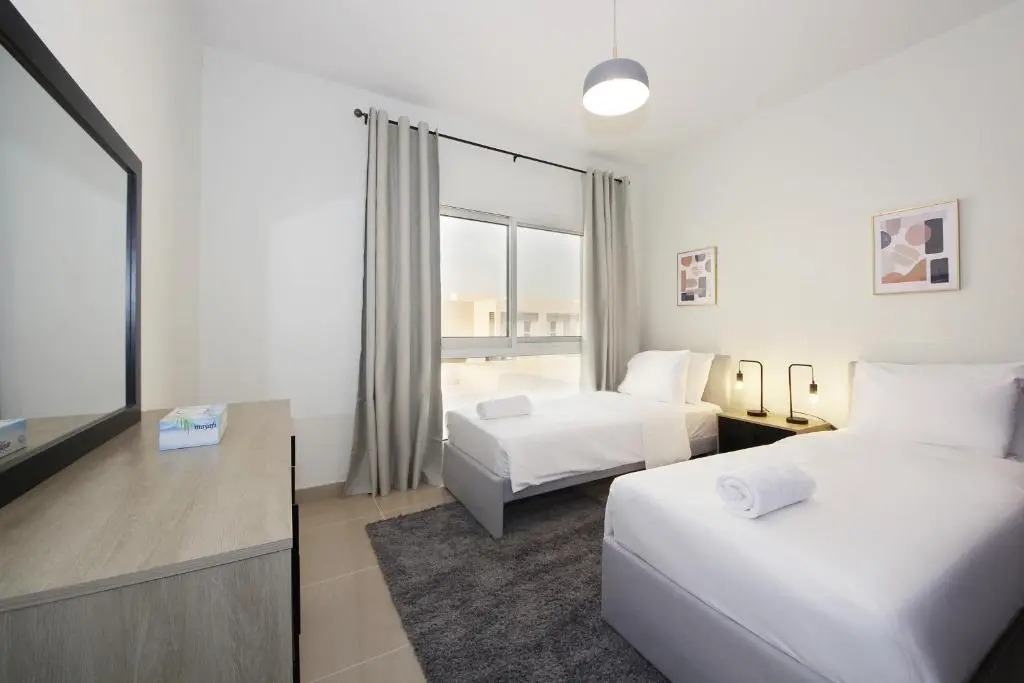 RH- 3BR Flamingo Villa with maid room in RAK, near pool