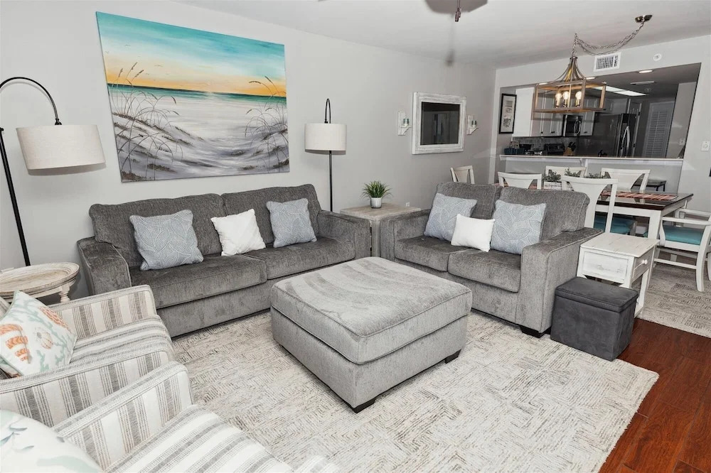 Seacrest 308 is a 2 BR Gulf Front on Okaloosa Island by Redawning
