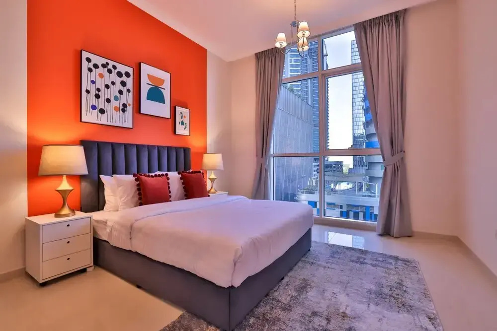 Luxe Apartments near Dubai Mall, Burj Khalifa - Pool, Gym, & Parking by Sojo Stay