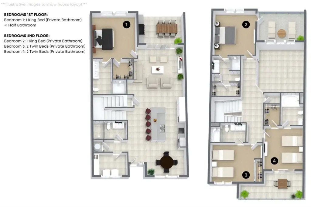 4 Bedroom 45 Bathroom Magic Village 3239 Ba