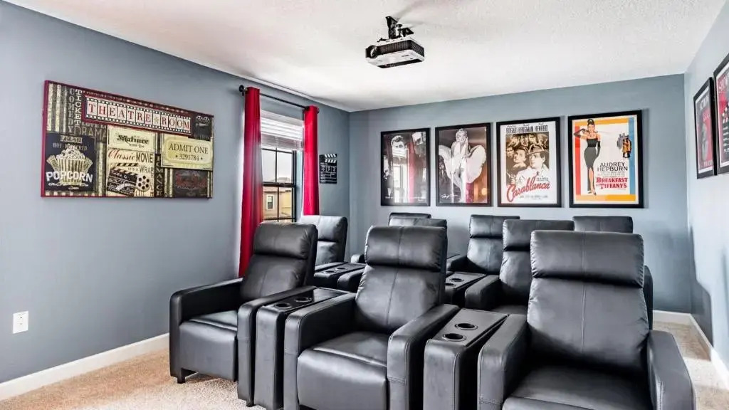 Multiple Cinema & Games Rooms at Champion Gates Sleep 32 People
