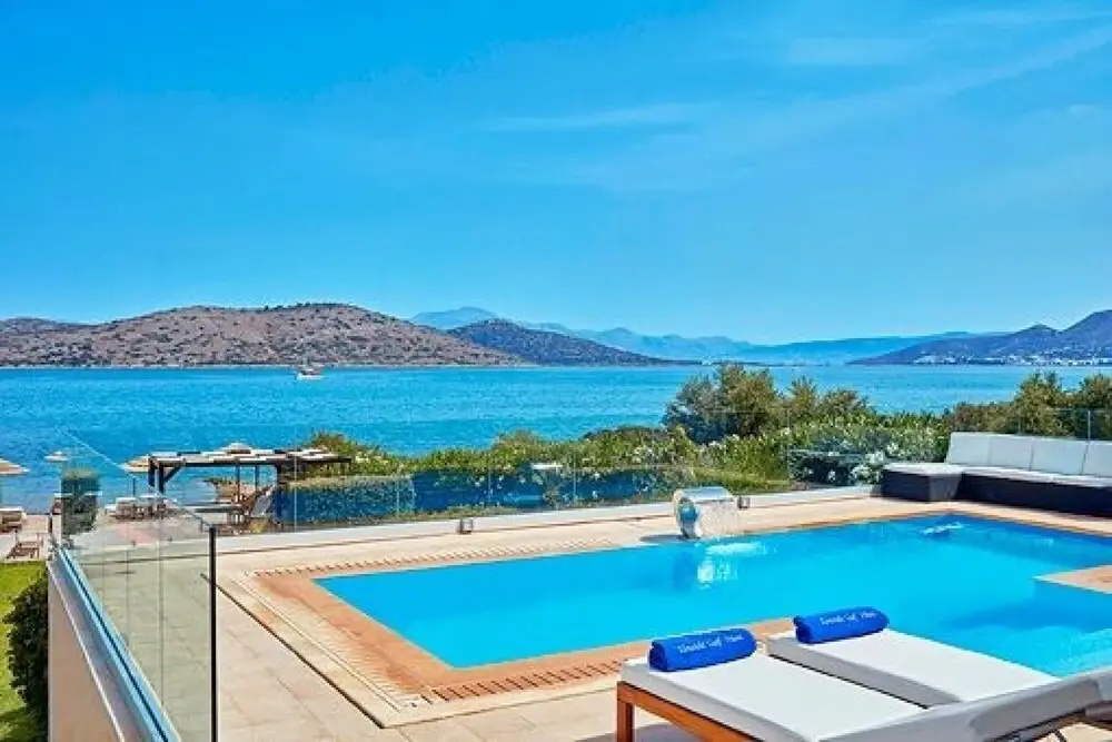 Elounda Gulf Villas Elounda Seafront Villa Private Heated Pool Sea View