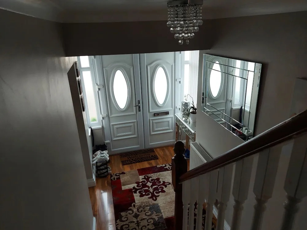Family room with private bathroom