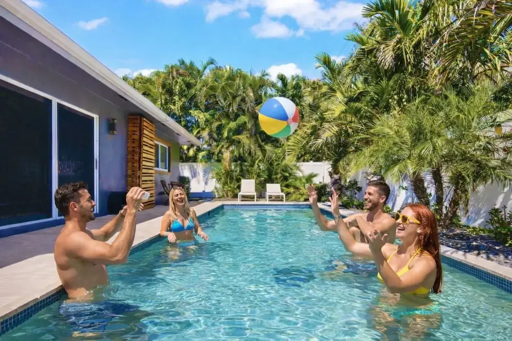 Beach Bliss 10 Mins to Waves 3BR Oasis With Pool