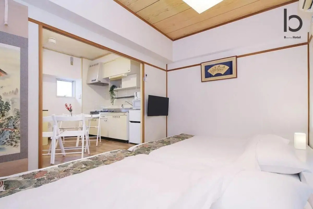 bHotel135 1 BR for 4 ppl mins walk to Peace Park
