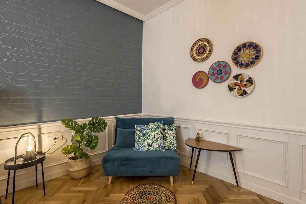 Evala luxury rooms with pool and garden