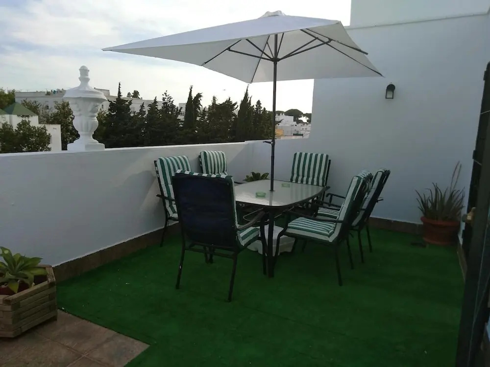 Apartment with 2 Bedrooms in Chiclana de la Frontera, with Wonderful City View And Furnished Terrace - 6 Km From the Beach