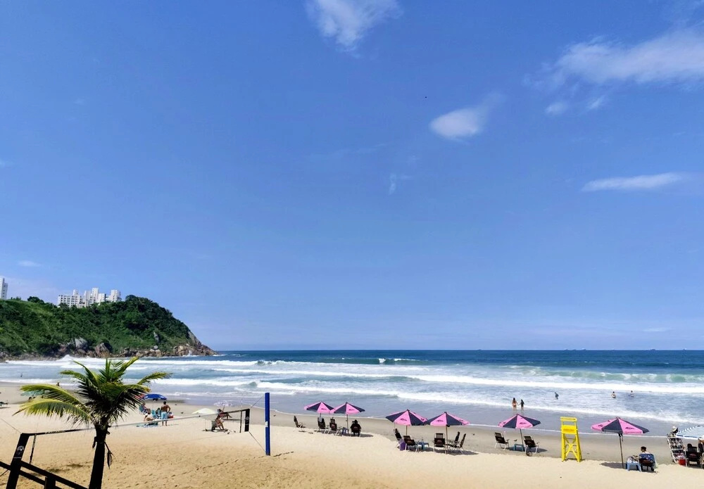 12-Vista Linda Pé na Areia Guarujá-Tombo