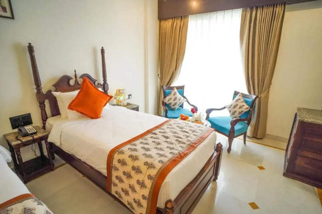 The Amar Mahal luxury boutique hotel near Fateh Sagar Lake Udaipur