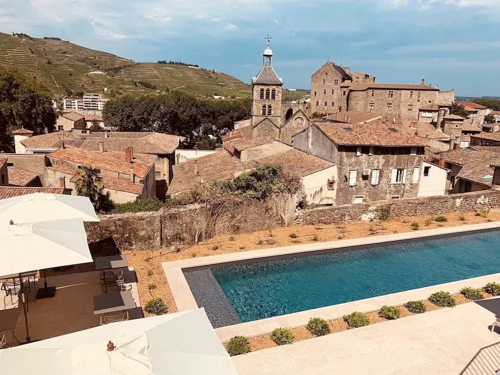 Hôtel de la Villeon - Hôtel 4**** - Bar - Jardins avec vues sur les vignobles - 50mns au sud de Lyon, en Ardèche