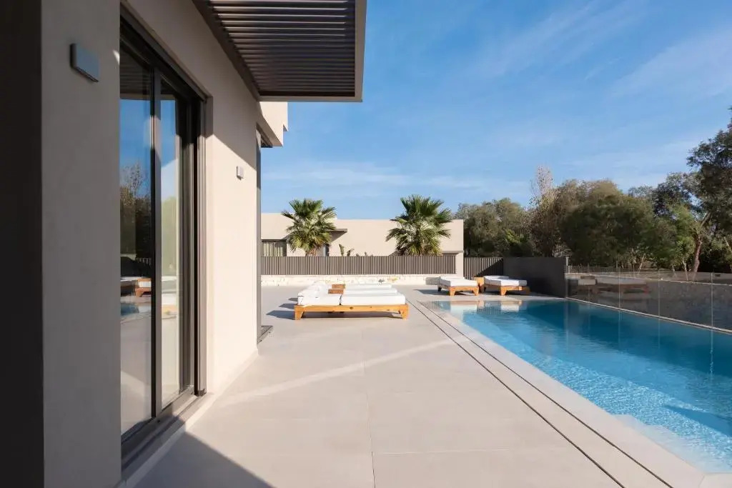 Athina Luxury Villa, with Pool & Walk to the Beach, By ThinkVilla
