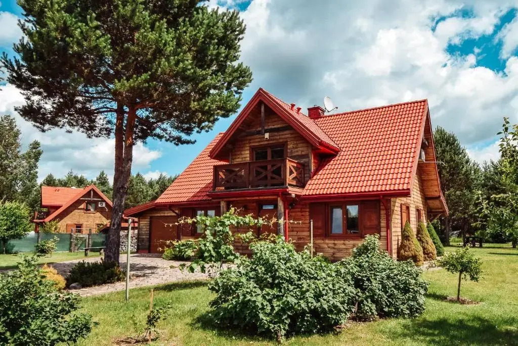 Leśny Zakątek balia kąpielowa ognisko sauna basen rowery w cenie pobytu Realizujemy Podlaski bon turystyczny