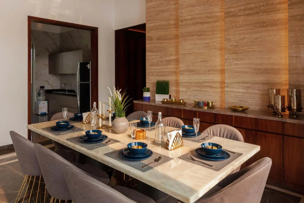 StayVistas Villa 107 at Canary Farms - Pure Veg with Huge Lawn, Pool and Home Theatre