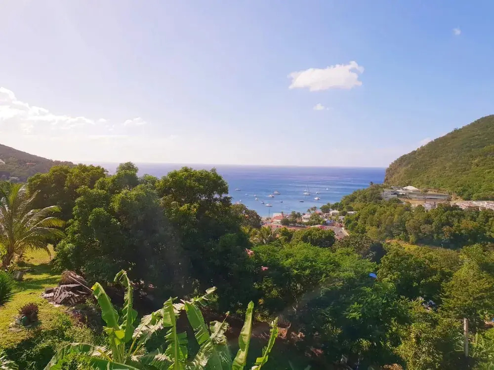 Apartment With 3 Bedrooms in Deshaies, With Wonderful sea View, Terrac