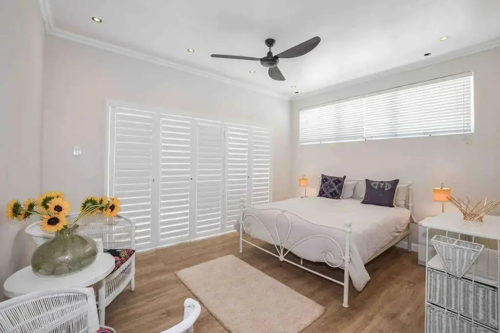 Private room with own entrance, patio and garden.