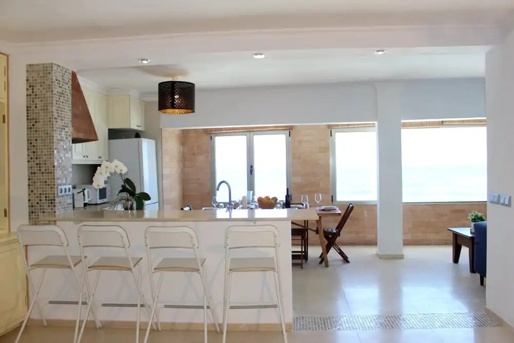 Apartment With 3 Bedrooms in El Agujero, With Wonderful sea View and Wifi - 10 m From the Beach