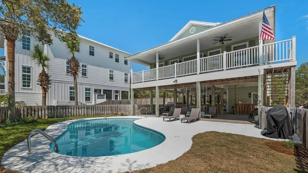 Private Pool in Grayton Beach; 3 Minutes to Beach & Sleeps 14