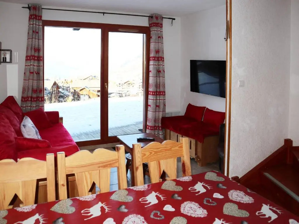 Superbe chalet mitoyen avec piscine, sauna, hammam, près des pistes, Les Orres 1800 - FR-1-322-63