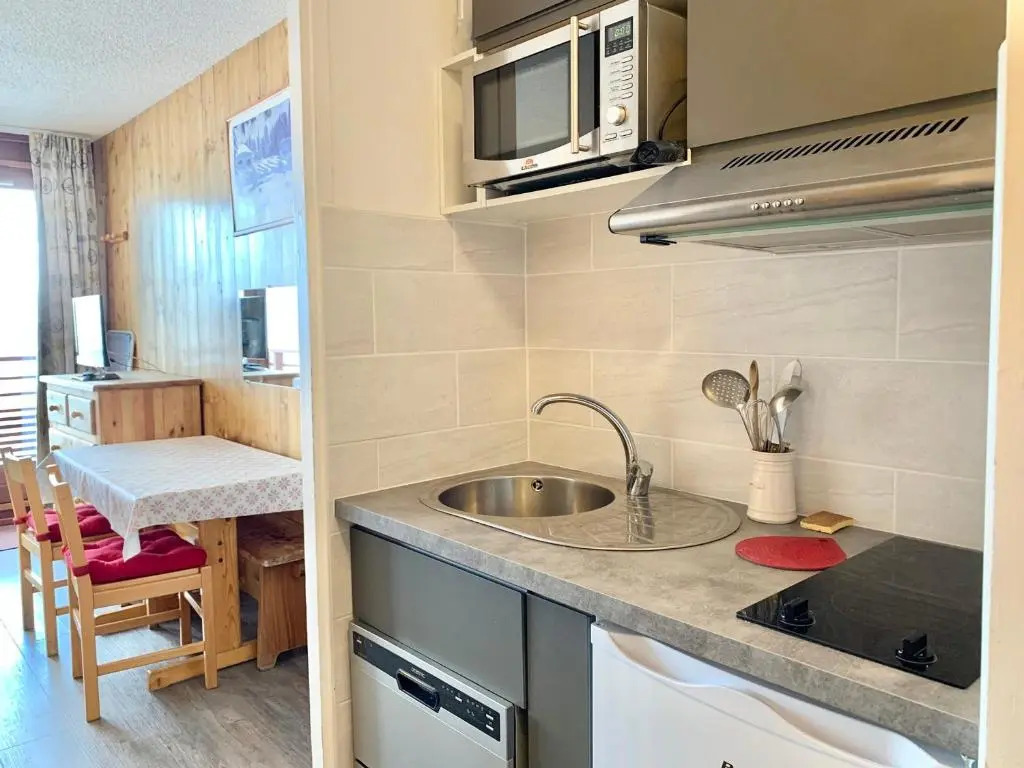 Studio Tignes, 1 pièce, 3 personnes - FR-1-502-322