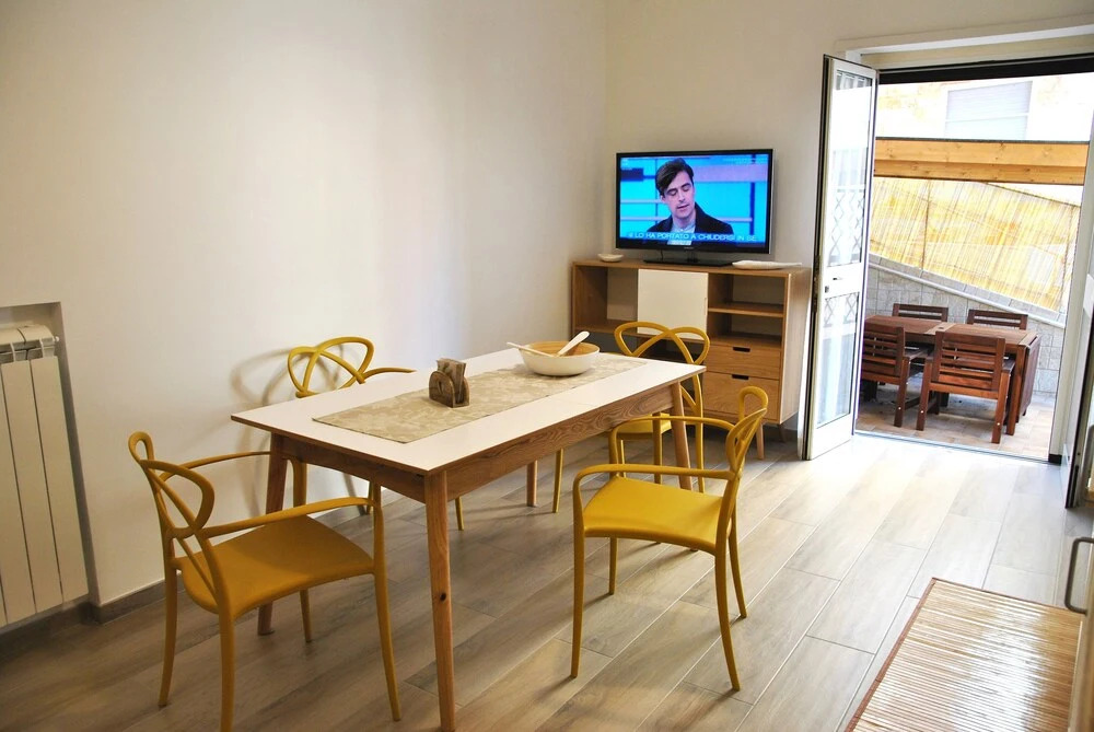 Air-conditioned Apartment With Patio, Wifi and Parking