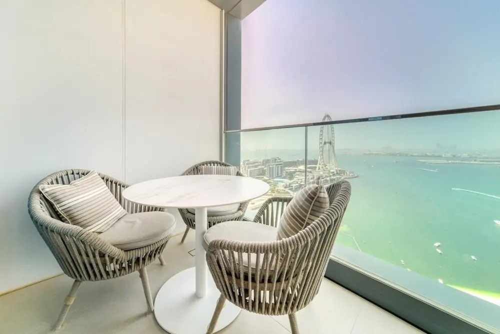 Picturesque Balcony and Beach Haven at Address JBR