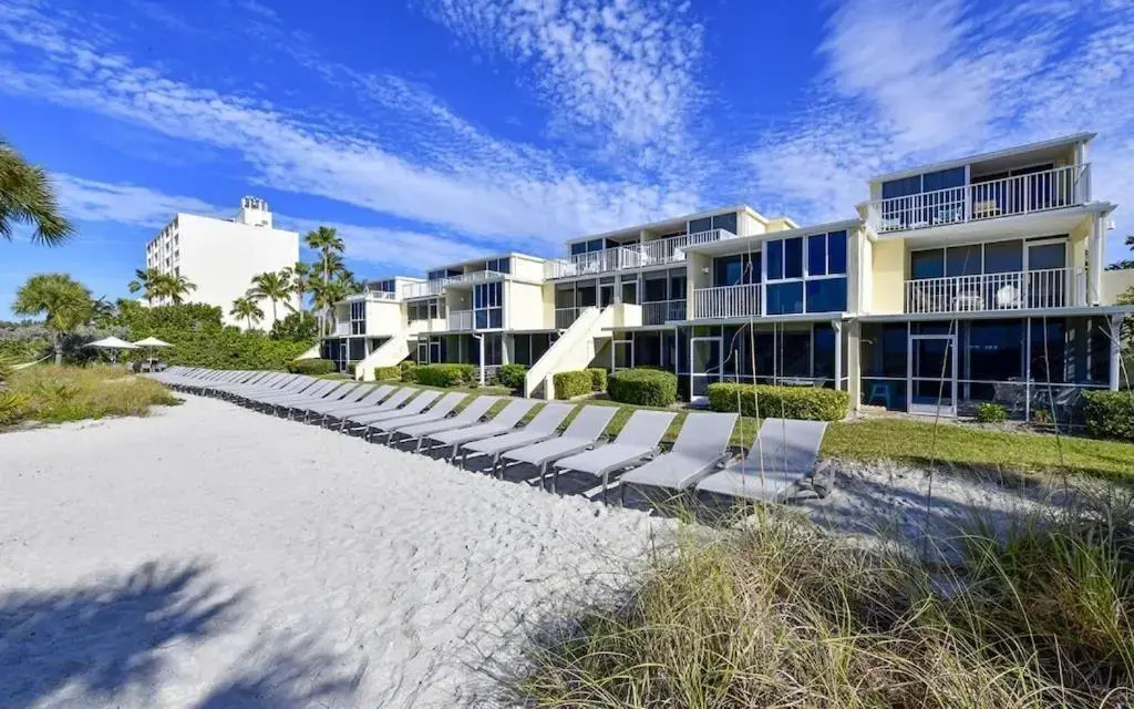 LaPlaya 201C Breathtaking Gulf panorama from this corner end unit with a private stairway to the beach