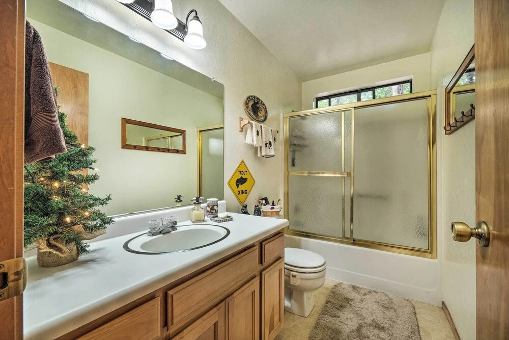 Game Room & Deck: Pet-friendly Camp Connell Cabin