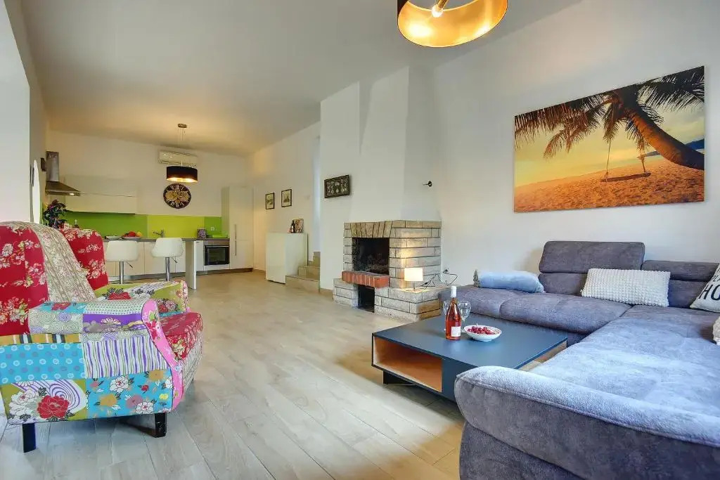 Villa Andrija Family Dream with heated pool at the sea with beautiful garden, outside cinema and kids playground
