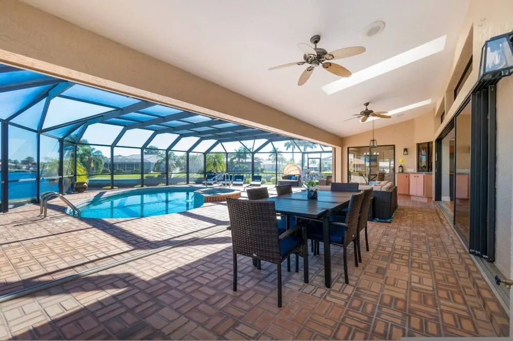 Waterfront Villa with Heated Pool & Spa