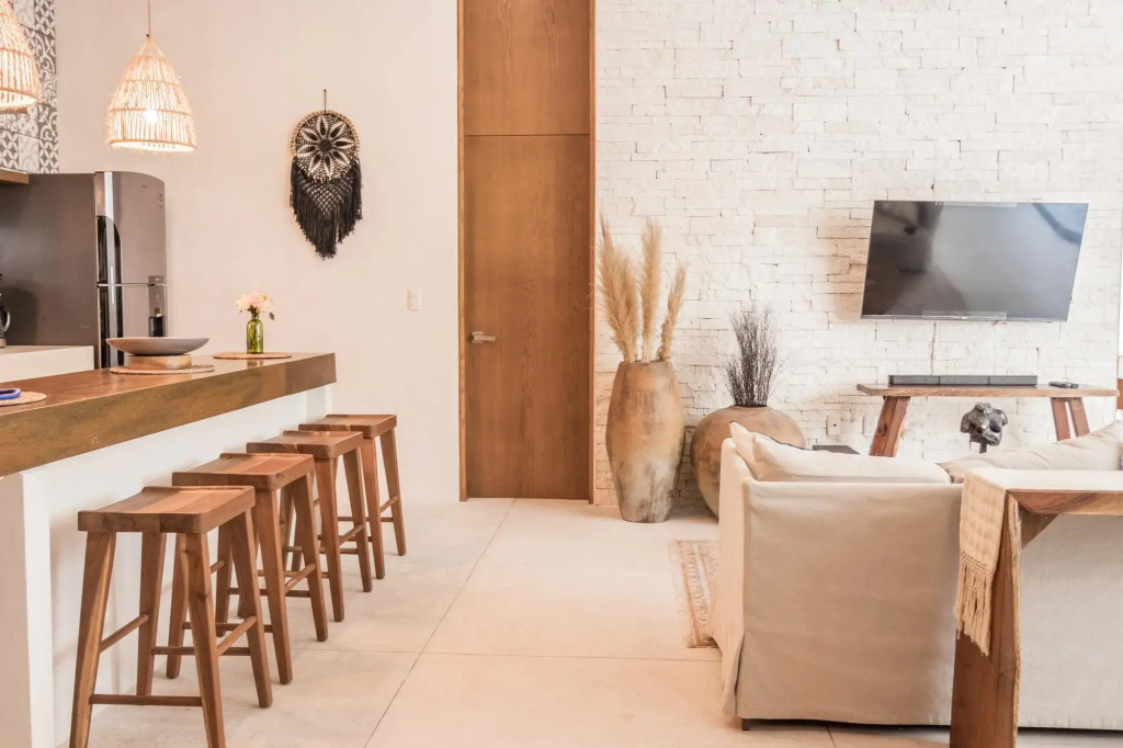 Stylish Charming 2BR Apartment Aldea Zama Insta-worthy Pool Uncovered Patio Terrace