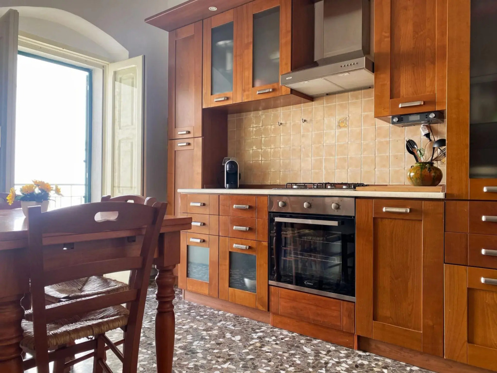 Ideal for family apartment, sea view terrace-Terrazza Palmieri